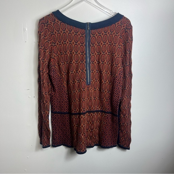 Nic Zoe Paisley print cotton blend Sweater size lage 1722 - Picture 3 of 3